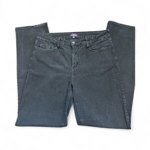 NYDJ Jeans Straight Leg, High Rise, Size 14, Black, Great Condition